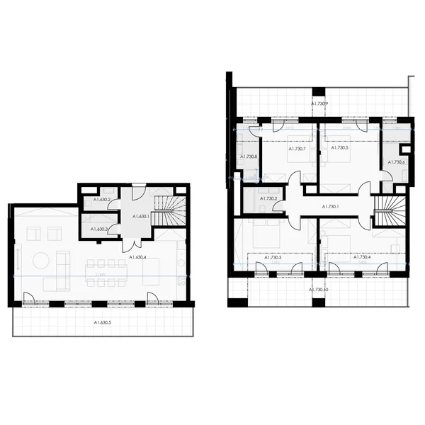 5+kk, 192.2 m² floor plan