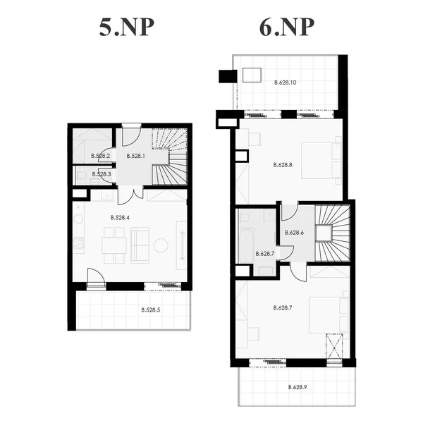 3+kk, 105.1 m² floor plan